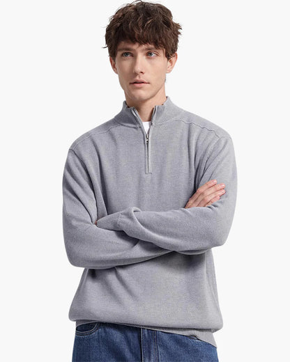 Cashmere Blend Zip-Up