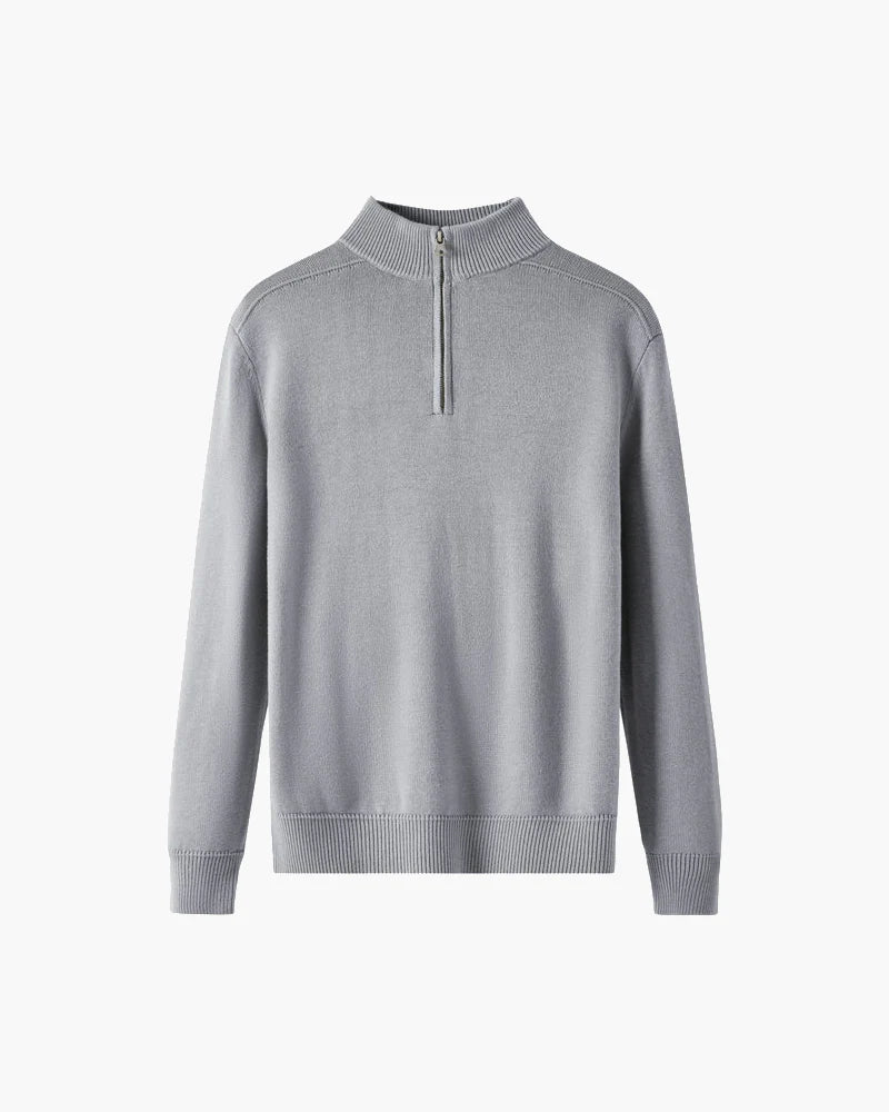 Cashmere Blend Zip-Up
