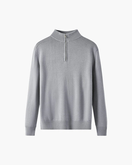 Cashmere Blend Zip-Up