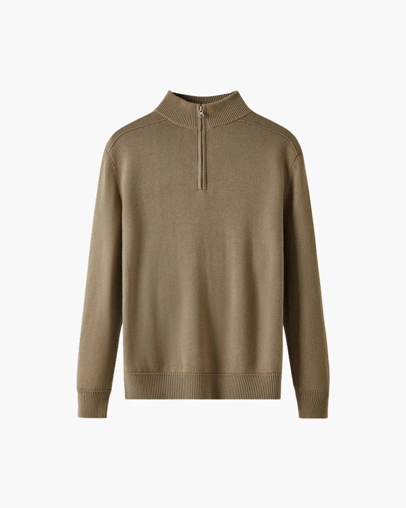 Cashmere Blend Zip-Up